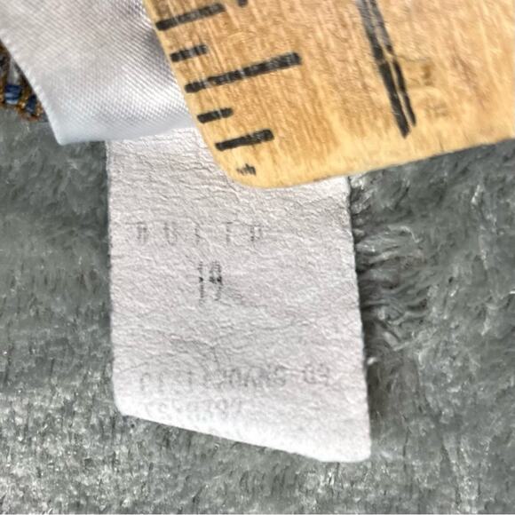 American Eagle Vintage Y2K Jean Jacket Large Distressed Denim Classic Grunge - Picture 10 of 15